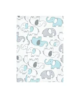 Hudson Baby Cotton Poly Flannel Burp Cloths 8-Pack, One Size