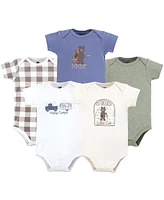 Hudson Baby Boys Cotton Bodysuits, Outdoorsy Cub, Preemie