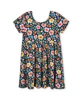 Gerber Baby Girls Spotted Leopard Short Sleeve Twirl Dress