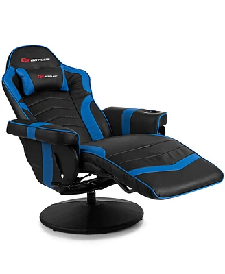 Ergonomic High Back Massage Gaming Chair with Pillow