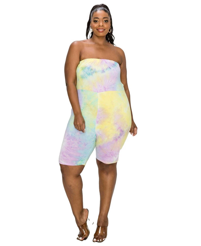 L I V D Plus Tie Dye Romper