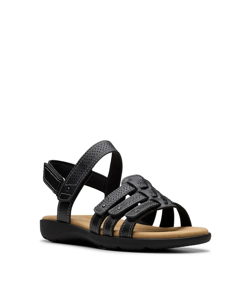 Clarks Collection Women's Elizabelle Kay Riptape Flat Sandals