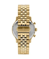 Maserati Men's Chronograph Gold Metal Band Watch, 42mm