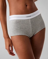Calvin Klein Women's Ribbed Boyshort Underwear QF8024