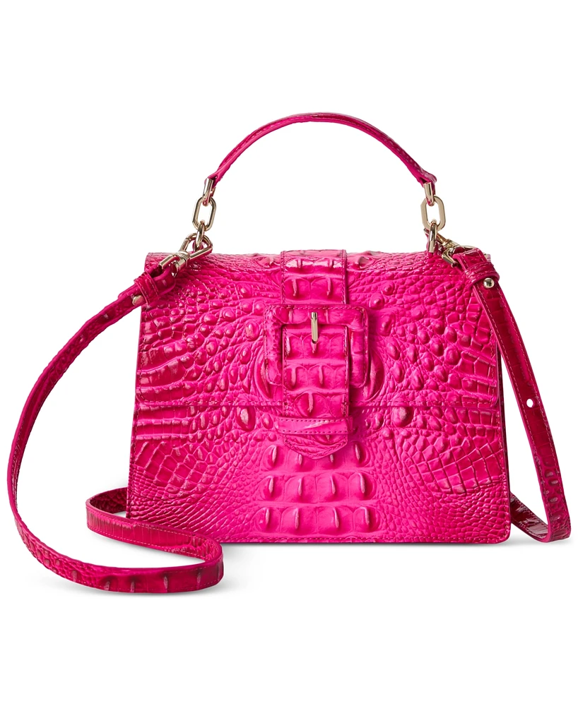 Small Hallie Melbourne Leather Satchel