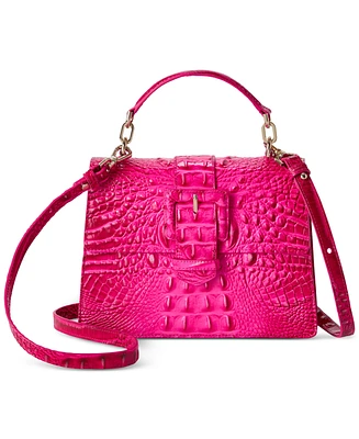 Small Hallie Melbourne Leather Satchel