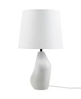 Ink+Ivy 21.75" ZenGlossy Asymmetrical Ceramic Table Lamp
