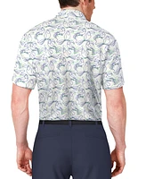 Pga Tour Men's Toucan-Pattern Polo Shirt