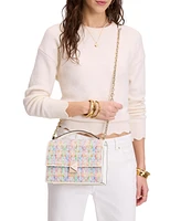 Kate Spade New York Deco Tweed Chain Strap Mini Shoulder Bag