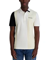 Karl Lagerfeld Paris Men's Regular-Fit Colorblocked Polo Shirt