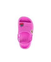 Bebe Toddler Girls Logo and Charms Slide Sandals