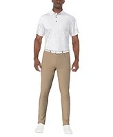 Pga Tour Men's Short Sleeve Confetti Print Golf Polo Shirt