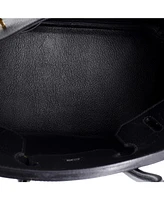 Pre-Owned Hermes Birkin 35 Handbag Black Ardennes with Gold Hardware