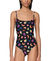 Kate Spade New York Women's Tie-Back One-Piece Swimsuit
