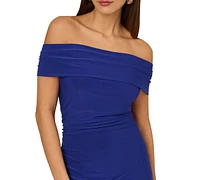 Adrianna by Papell Women's Matte Jersey Off-The-Shoulder Maxi Dress
