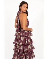 Petal and Pup Women's Kendall Maxi Halterneck Dress
