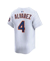 Nike Men's Francisco Alvarez White New York Mets Home Limited Player Jersey