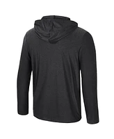 Colosseum Men's Black Texas Longhorns Long Sleeve Hooded T-Shirt