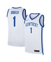 Nike Men's Devin Booker White Kentucky Wildcats Performance Replica Basketball Jersey