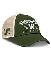 Fanatics Men's Olive Washington Huskies Oht Military Appreciation Frontier Trucker Adjustable Hat