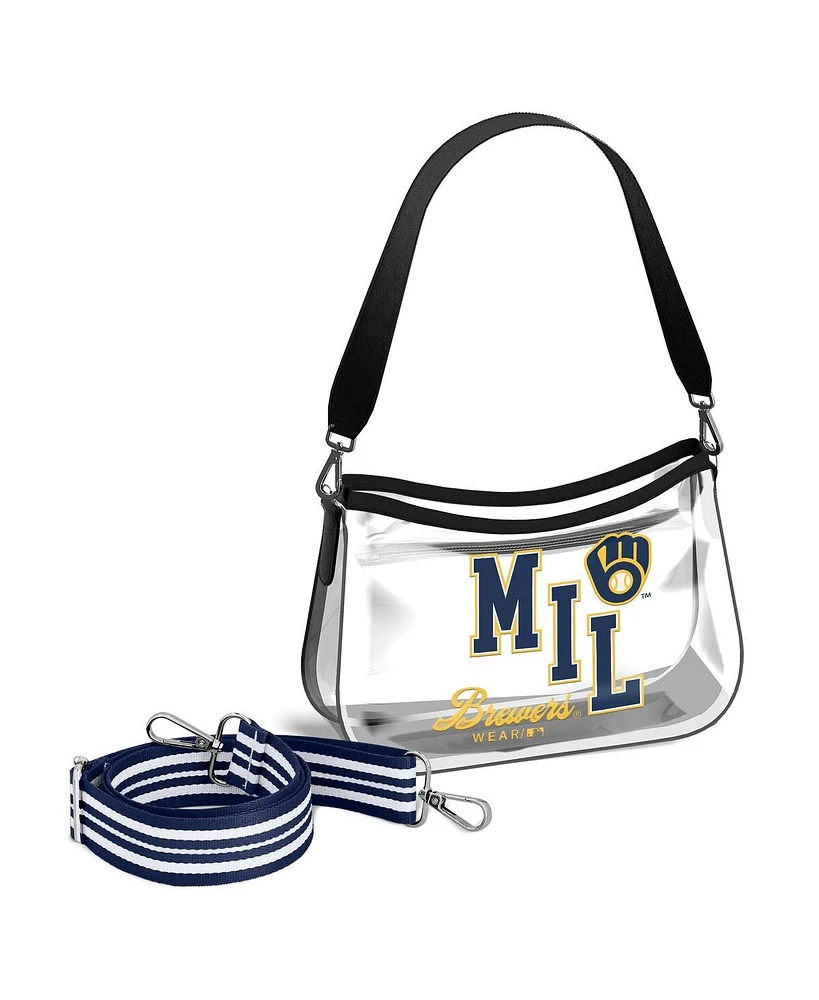 Wear by Erin Andrews Milwaukee Brewers Clear Stadium Mini Purse