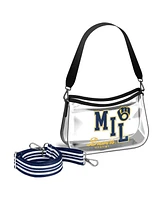 Wear by Erin Andrews Milwaukee Brewers Clear Stadium Mini Purse