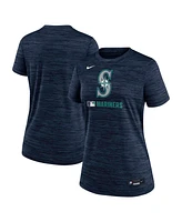 Nike Women's Navy Seattle Mariners Authentic Collection Velocity Performance T-Shirt
