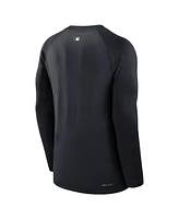 Nike Men's Navy New York Yankees Authentic Collection Game Time Raglan Performance Long Sleeve T-Shirt