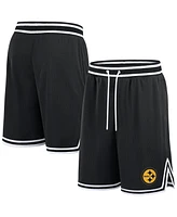 Fanatics Men's Black Pittsburgh Steelers Elements Future Ground Shorts