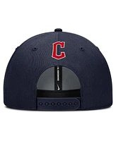 Nike Men's Navy Cleveland Guardians Rise Gaberdine Adjustable Hat