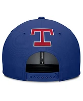 Nike Men's Gray/Royal Texas Rangers Pro Performance Snapback Hat
