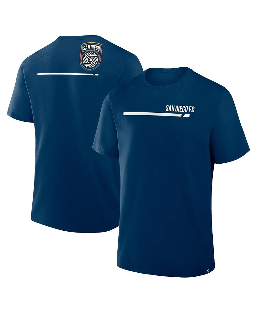 Fanatics Men's Navy San Diego Fc Corner Kick Legacy T-Shirt