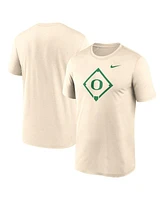 Nike Men's Cream Oregon Ducks Legend Baseball Icon Performance T-Shirt