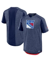 Fanatics Men's Navy New York Rangers Authentic Pro Rink Tech T-Shirt