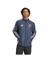 Adidas Men's Navy/White San Diego Fc 2025 Anthem Reversible Full-Zip Jacket