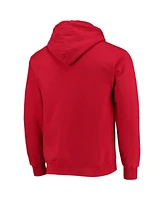 Men's Starter Red Atlanta Falcons Throwback Logo Full-Zip Hoodie