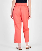 Tommy Hilfiger Women's Cropped Pull-On Utility Pants