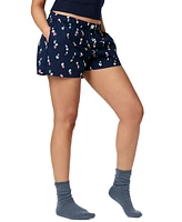 Gap Women's Printed Poplin Boxer Shorts