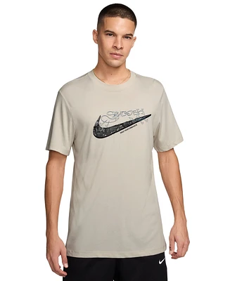 Nike Men's Dri-fit Fitness Logo Graphic T-Shirt
