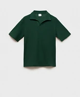 Mango Men's Cotton-Blend Polo Shirt