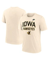 Nike Men's Natural Iowa Hawkeyes Legacy Campus Bold Tri-Blend T-Shirt