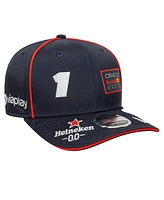 New Era Men's Max Verstappen Navy Red Bull Racing Replica Driver 9SEVENTY Stretch-Snap Hat