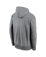 Nike Men's Heather Gray Seattle Seahawks Performance Fleece Pullover Hoodie