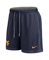 Nike Men's Navy/Heather Gray West Virginia Mountaineers Player Reversible Shorts