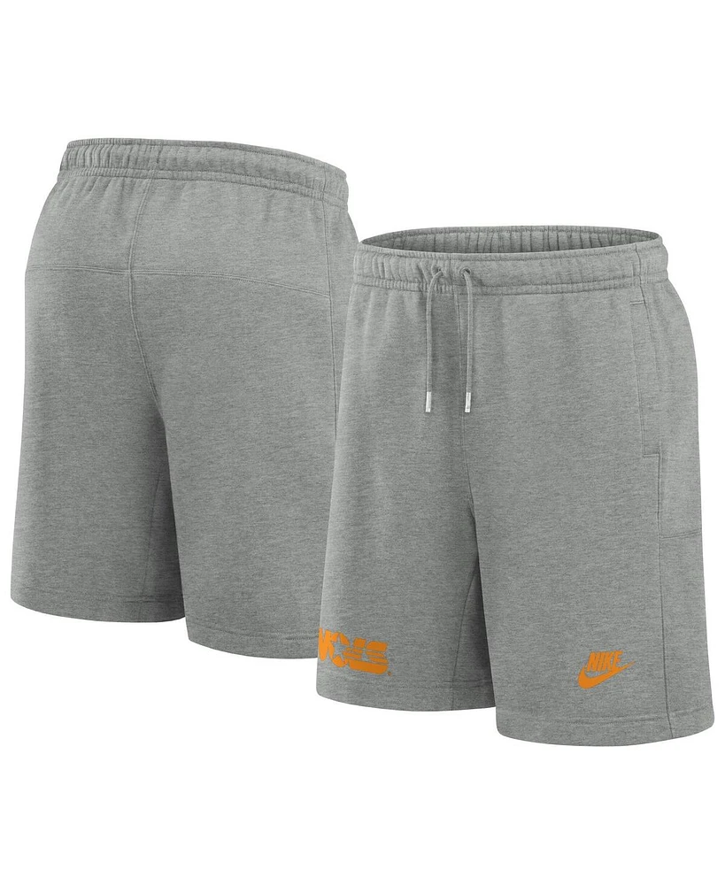 Nike Men's Heather Gray Tennessee Volunteers Legacy Fleece Essential Shorts