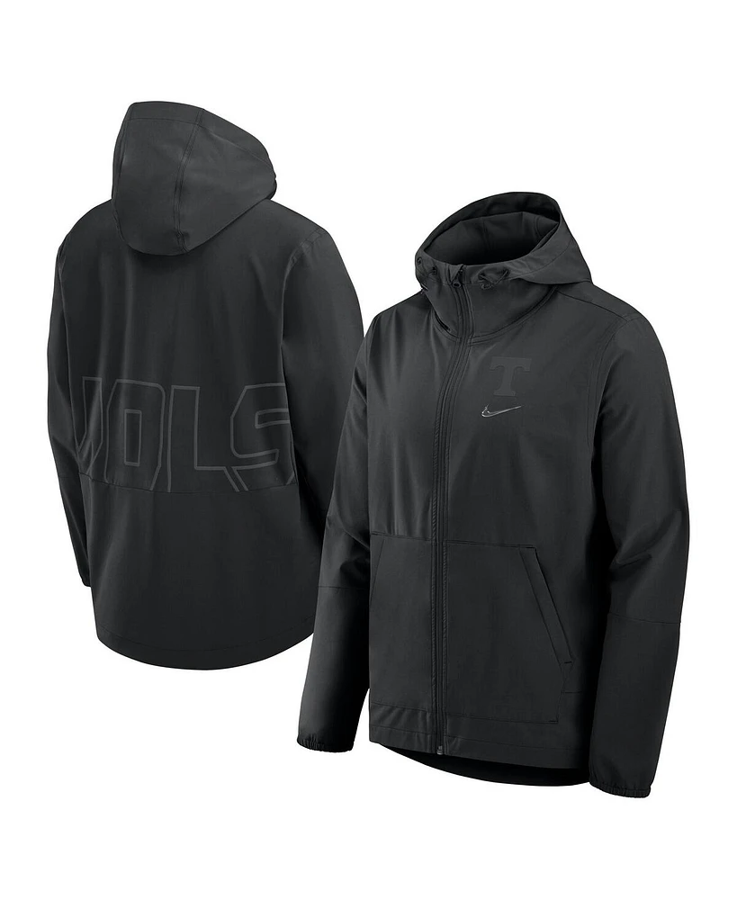 Nike Men's Black Tennessee Volunteers Performance Full-Zip Woven Jacket