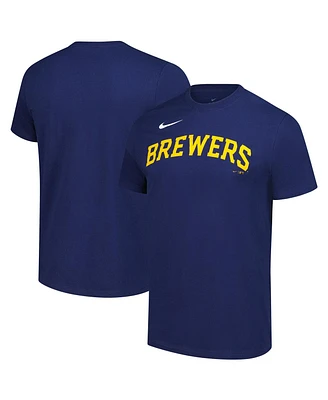 Nike Men's Navy Milwaukee Brewers Sundown T-Shirt