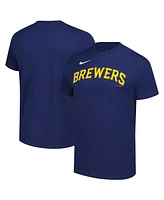 Nike Men's Navy Milwaukee Brewers Sundown T-Shirt
