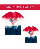 Justice League Toddler Boys Dc Comics July 4th Matching Family T-Shirt to Adult