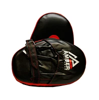 Genuine Leather Target Focus Punching Mitts for Mma, Kickboxing, Muay Thai & Martial Arts Training | Shock-Absorbing, Lightweight, Durable with Adjust